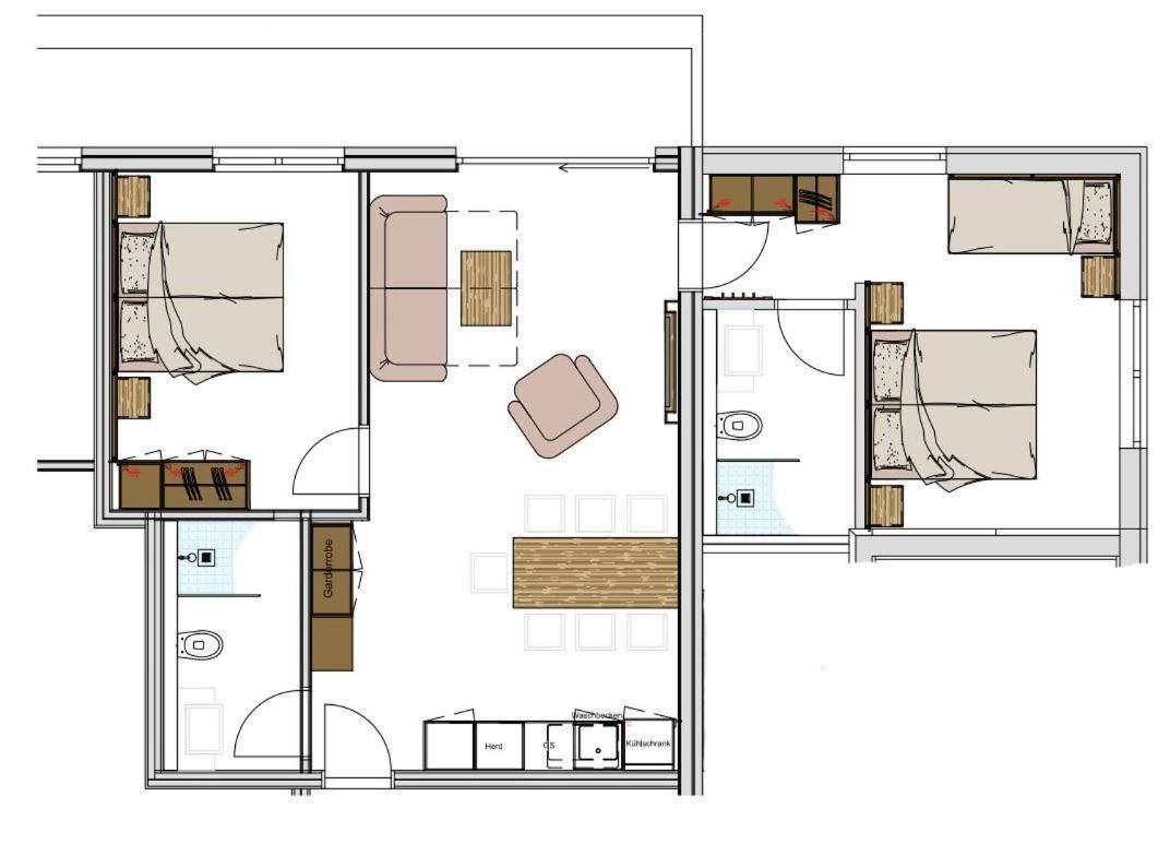 Appartement Pension Strolz Bichlbach Ngoại thất bức ảnh